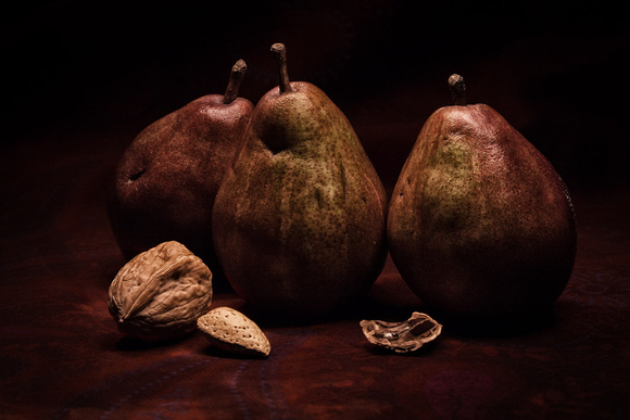 Red Pears and Nuts